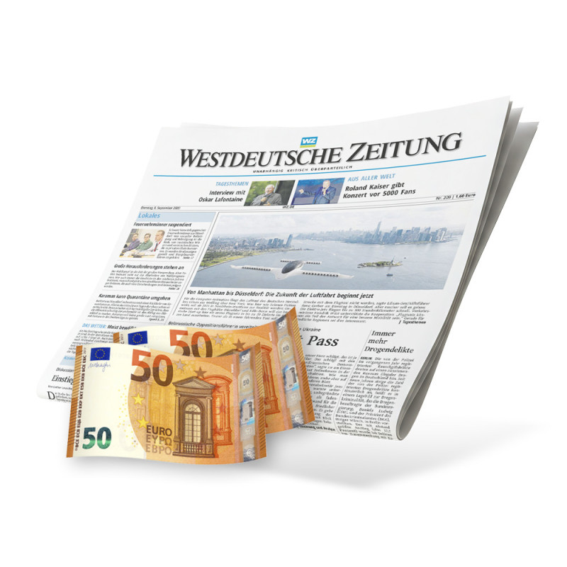 Gedruckte Zeitung 